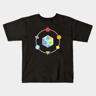 DnD Dice Circle Kids T-Shirt